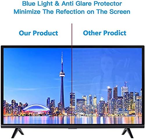 KELUNIS Защитно фолио за екрана на телевизора със синьо осветление за телевизор с диагонал 32-65 инча, Защитно фолио