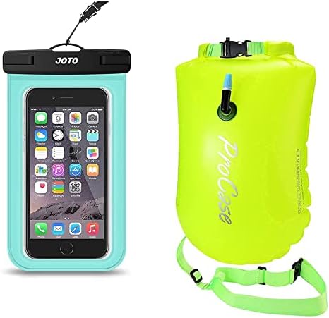 Универсален Водоустойчив калъф JOTO за мобилен Телефон Dry Bag Case Bundle with ProCase 28L Swim Safety Float