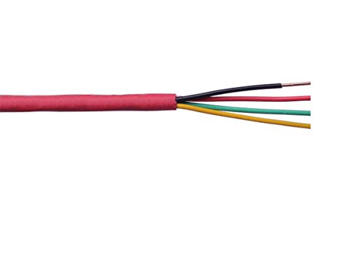 Здрав версия неекранирана кабел за пожароизвестяване Syston 14/4 (UL)/FPLR/CL3R/C (UL)/FT4 Червен цвят, с