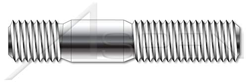 (200 броя) M8-1.25 X 45 mm, по DIN 938, Метричен, Шипове, Двустранни, Диаметър ввинчиваемого края на 1.0 X, Неръждаема