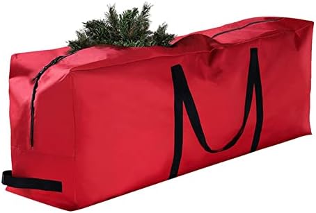 Градинска Чанта за съхранение на Коледно Cokino с Трайни Повишен Дръжки и С Двоен цип, Изкуствени Разобранные Дървета, Износостойкая