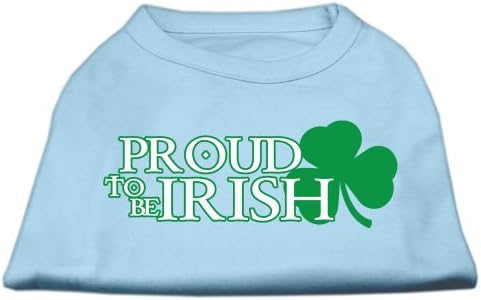Тениска с ирландски трафаретным принтом Proud to be Baby Blue Lg (14)