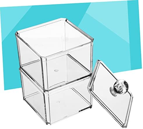 Luxshiny 1 БР. Кутия-Органайзер за съхранение на Грим, Прозрачна Кутия-Органайзер, Кутия-Органайзер за Чаени Пакетчета, Кутия