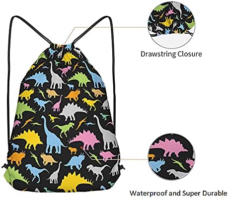 Beabes Динозаврите Чанти на съвсем малък Раница, Чанта Стръмен Карикатура на Дивия Сладък Праисторически Цветни