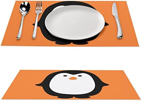 Сладък Пингвин PVC Настолни Изтривалки Почистваща Кърпички Покривка Настолна Тампон за масата за Хранене