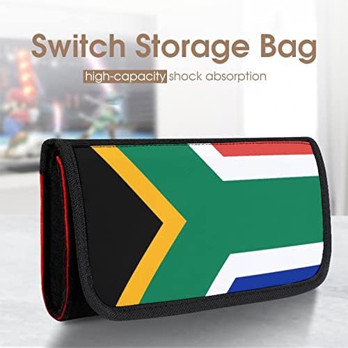 Калъф за Носене с Африканските Флага за Преносима игрова конзола Switch, Чанта За Съхранение с Отделение за карти