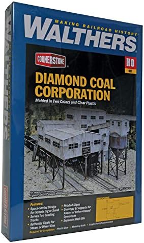 Мащабна модел Walthers Cornerstone ХО Diamond Въглища Corporation, 49,2 на 33,4 на 19 см