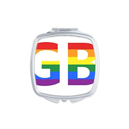ЛГБТ Трансгендеры е бисексуален Поддържат Огледало Преносим Компактен Джобен Грим От Двустранния Стъкло