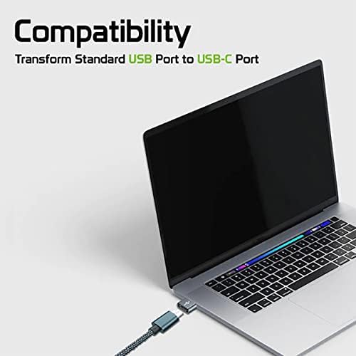 Бърз USB адаптер-C за свързване към USB конектора на Samsung SM-G980 за зарядни устройства, синхронизация, OTG-устройства,