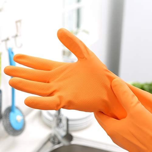Ръкавици за почистване на дома HSL - 3 двойки многократна употреба на гумени ръкавици - Многофункционални Кухненски