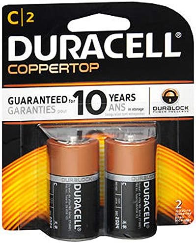 Батерии Duracell Coppertop C, 2ct, 2pk