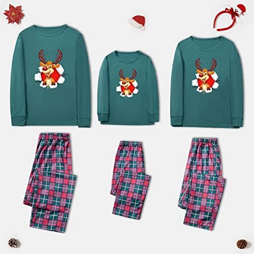 Еднакви пижами за цялото семейство, комплект от 3 теми, доставка за 1 ден, едни и същи Семейни пижама за Коледа