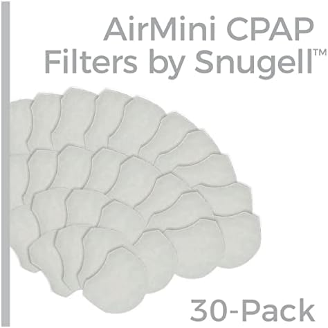 CPAP-филтри AirMini от Snugell™ | са Съвместими с Resmed AirMini за пътуване | CPAP-филтри 30 бр. | Произведено в САЩ