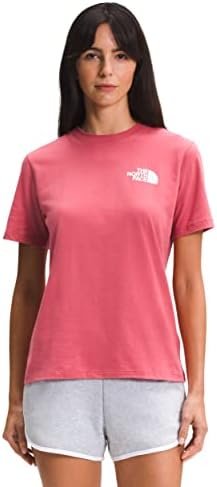 Женска тениска THE NORTH FACE Box NSE с къс ръкав, Шиферно-Розов цвят, по-Голям размер