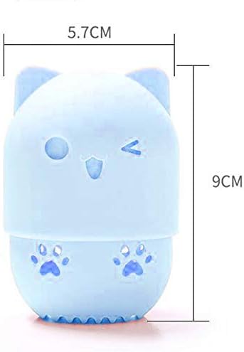 Gcroet 1 бр. Силиконов Притежателя Гъба за грим, Пътен Калъф във формата на котка, Защитен Калъф за Гъба, Държач за козметични