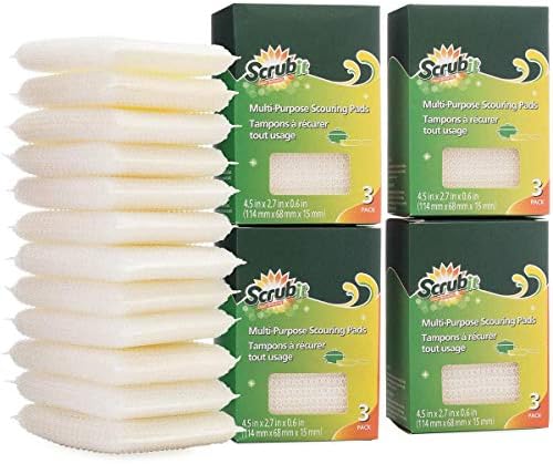 12 Многофункционални почистващи кърпички от Scrub-It / За почистване на тенджери, тигани, посуда, прибори за