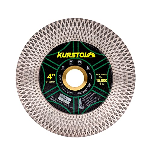 Diamond Пильный диск KURSTOL за плочки -2 елемента 4 /105 мм Диамантни Режещи диска с двойна употреба, Острието Angel Мелница