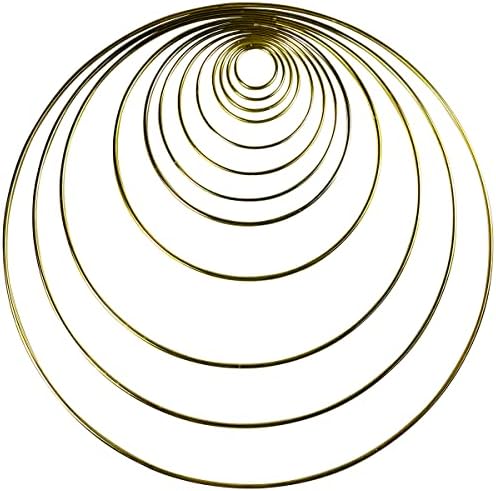Метален пръстен-на обръч Сребристо-Никелевое (1,5 инча (38 мм))