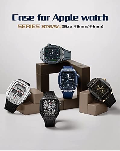 Силиконов Ремък EKINS за Apple Watch Каишка 44 мм Маншет, Устойчив На надраскване Здрав Защитен Калъф, За iWatch 6 5
