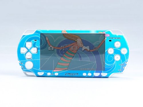 Двуцветен Стикер за PSP BLUE DREAM (Slim), PSP 2000