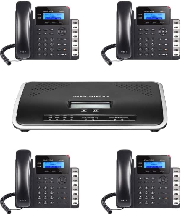 IP телефон Grandstream GXP1628 на 4 устройства с 2-порта gigabit IP-PBX UCM6202...