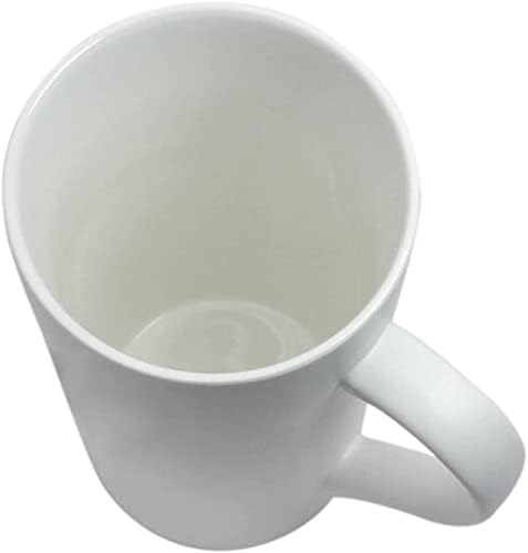Чаши за кафе YINUOWEI 20 грама, Керамични Високи Чаши за Кафе с дръжка, Големи Порцеланови Чаши за лате, Бяла Чаша за Чай, Кафе,