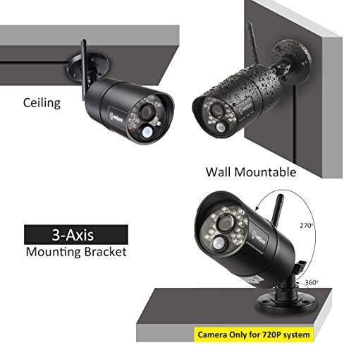 Безжична система за видео наблюдение seQuro GuardPro с 3 камери за видеонаблюдение на входната врата, задната и страничните