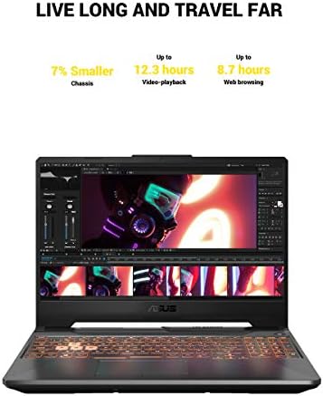 Геймърски лаптоп ASUS TUF Gaming A15, 15,6 144Hz FHD IPS тип, AMD Ryzen 7 4800H, GeForce GTX 1660 Ti, 16 GB DDR4,