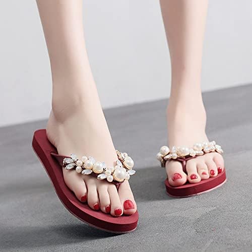 beiousalie/ Улични чехли за жени, Дишащи против хлъзгане Чехли на платформа, Римски Летни Плажни Сандали Голям