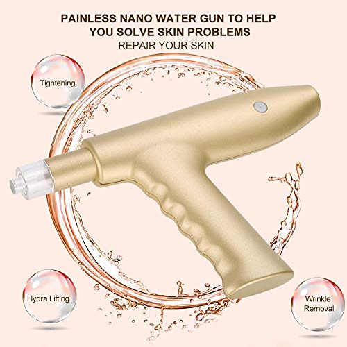 Пистолет-спрей за инжектиране на Нано и Микро-pin, Безболезнен, За внос на вода, Козметичен инструмент за премахване
