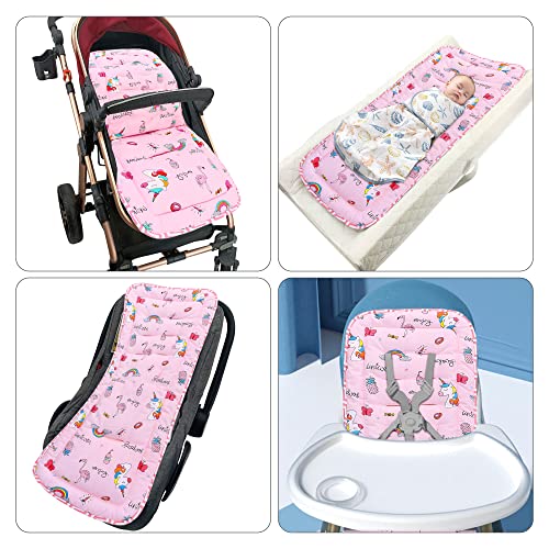 Възглавница за детска количка, подложка за детски седалки за кола -Универсален Дишащ и мека подложка За количка за новородено