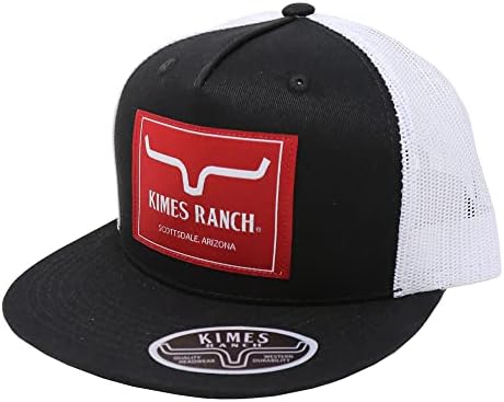 Мъжка шапка Kimes Ranch силен вятър шофьор на камион Унисекс с 5-Панельной Вкара Облегалка, Регулируема бейзболна шапка възстановяване на предишното положение