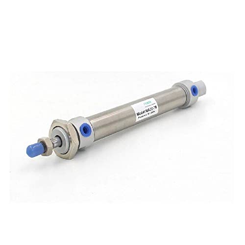 Пневматични Малки цилиндри с Двойно действие от Неръждаема Стомана 16 мм диаметър 55 мм Ход MA16-55 Мини въздушен Цилиндър