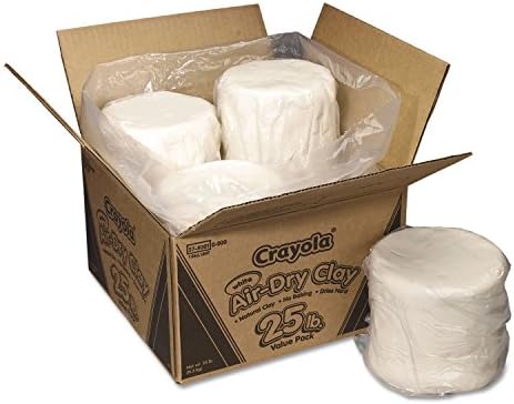 Въздушно-суха глина Crayola 575001, 25 паунда. Ценен Пакет, Бял