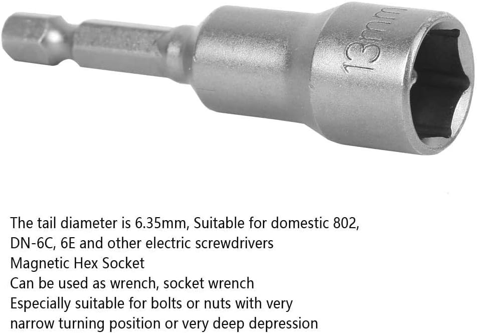 Отвертка WOQO от инструментална стомана, 5 бр., набор от отвертки, с обща дължина 65 mm (± 1 mm), Здрав Магнитна Отвертка,