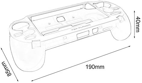 Emilykylie Геймпад Ръкохватка Джойстик Защитен Калъф Притежателя Игрален контролер с Спусъка L2 R2 за Sony PS