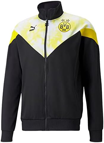 Мъжко спортно яке PUMA Borussia Dortmund Iconic MCS от окото на материал