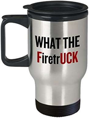 Забавен подарък пожарному - Идея за подарък пожарному - Пътна чаша за пожарна команда - Какво е Пожарна кола