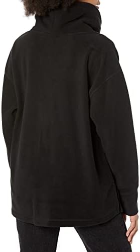 Дамски яке-Пуловер от Полярния Руно с Воронкообразным деколте DKNY