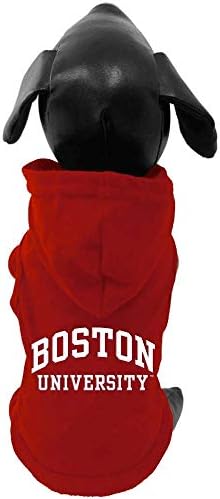 Памучен Hoody за кучета All Star Dogs NCAA Boston University Terriers с качулка