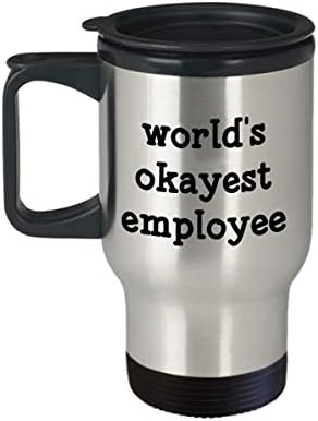 Най-добрата в света Чаша за пътуване за работниците и служителите - Забавен Чаша За Горещо Какао С Изолация - Новост, Идея за