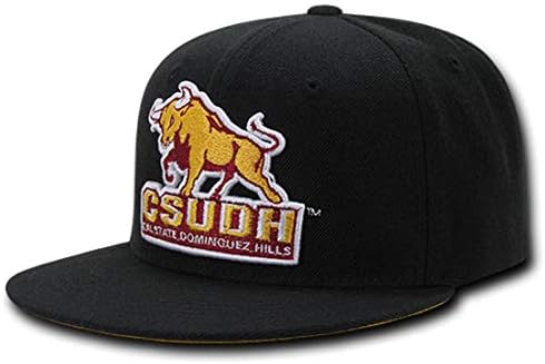 W Republic Apparel 1002-175-бейзболна шапка за колеж CSUDH черен цвят