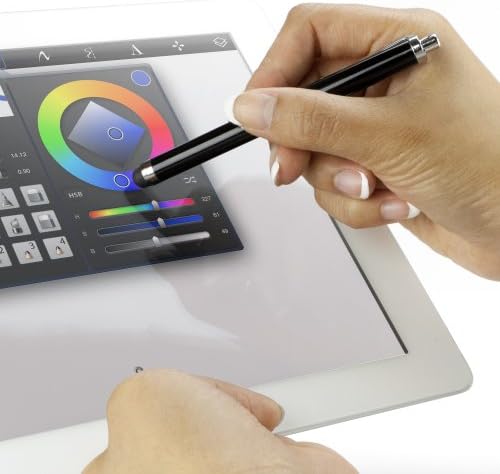 Gadget Pen - Капацитивен стилус със сензорен екран за всички смартфони, таблети и устройства със сензорен екран (черно