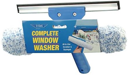 Комбиниран уред Ettore Complete Window Cleaner 2 в 1: 10-инчов скандалджия и Миене