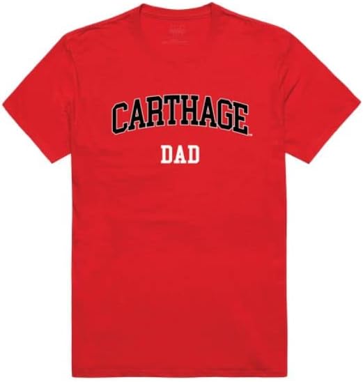 Тениска за татко Колеж Carthage Firebirds