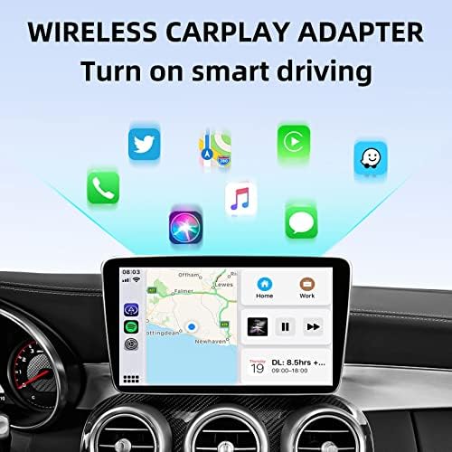 2022 най-Новият Безжичен Адаптер CarPlay за iPhone Най-Бързата Скорост на Apple Car Play Безжичен ключ 5,8 Ghz WiFi Bluetooth