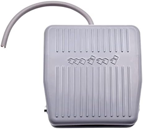 GRUNI 1 бр. SPDT Пластмасов Ключ за производство на електрическа Водоустойчив Foot Switch 220 vac 10A (Цвят: