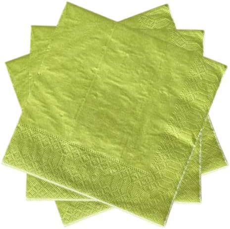 Зелени Хартиени Салфетки за напитки за украса на празнични партита, почистващи Кърпички за ланча, 24 бр, Направено в САЩ,