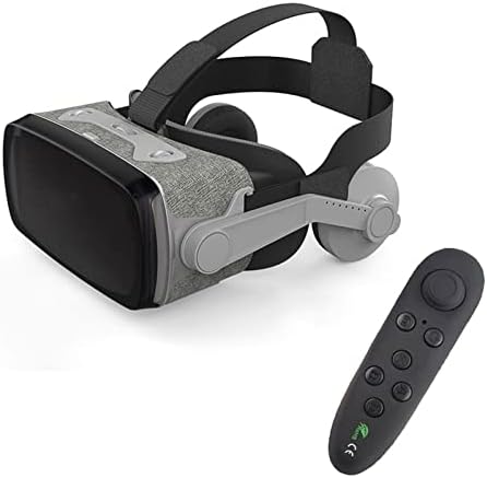 NUOPAIPLUS VR Слушалки, 3D Очила за Виртуална реалност Слушалки със Слушалки за смартфони с диагонал 4,7-6,0 см Шлем за виртуална реалност Широкоъгълен Обектив с Контролера ?