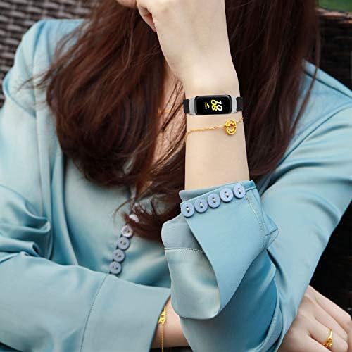 FitTurn е Съвместим с Samsung Galaxy Fit SM-R370 Въжета Еластична Гривна с Регулируема Еластична Мека Лента Wristlets
